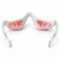 Eye mask with illuminated inner light panels