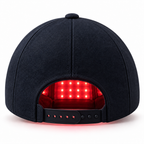 Rear view of the Hair Cap showing its adjustable fastening and illuminated interior